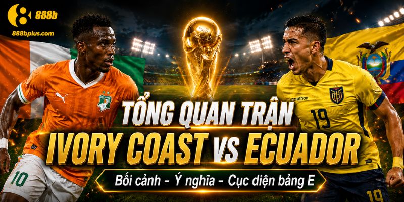 Tổng quan trận đấu Ivory Coast vs Ecuador